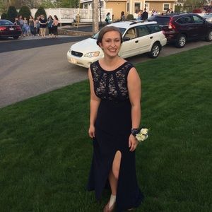 More pics to come!! Dark blue prom dress size 4